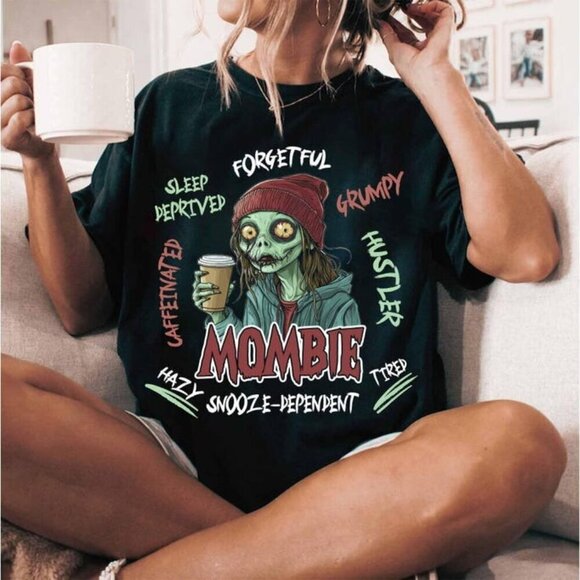 Brooke
B Other - Mombie Definition Funny Halloween Mom Graphic Unisex T-Shirt